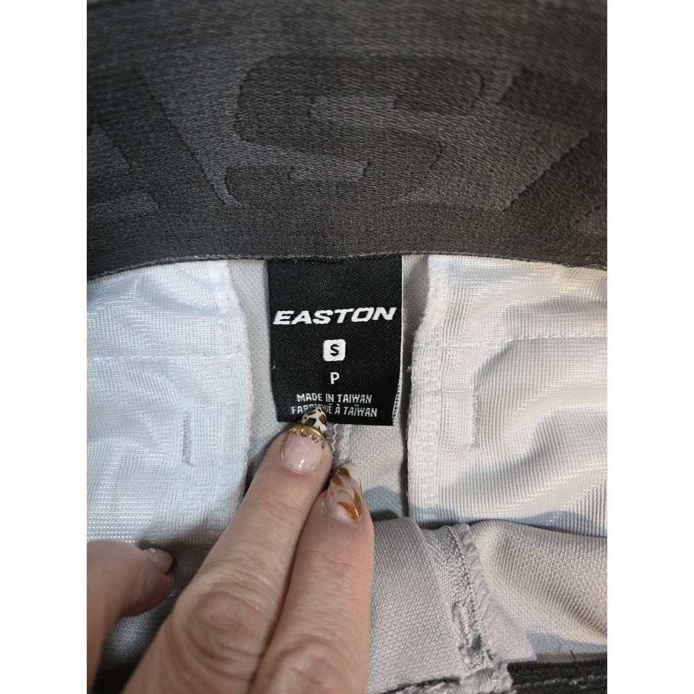 Easton Adult Size Small Unisex Baseball Softball Pants Gray Athletic Sportswear - Picture 3 of 9
